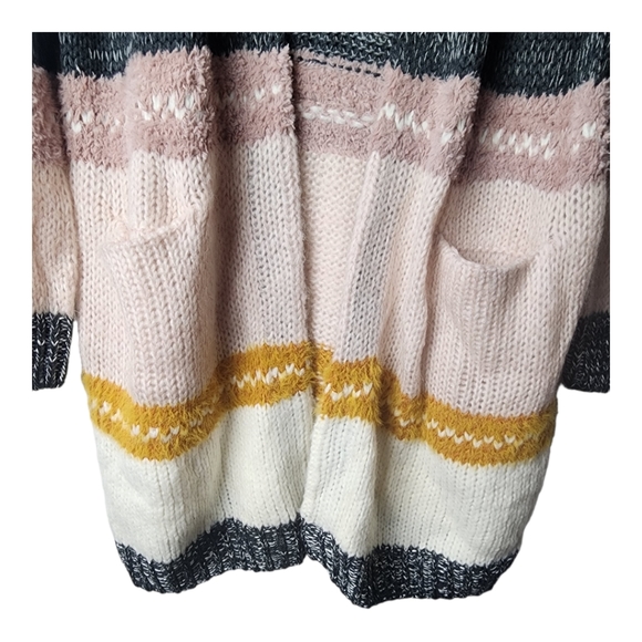 CASLON Sweater/Cardigan Stp Size XS, Ivory-Black Multi Cn422434MI - Picture 6 of 10